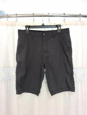 Prana Mens Dark Iron Chino Shorts Standard Fit Size 33" X 9"